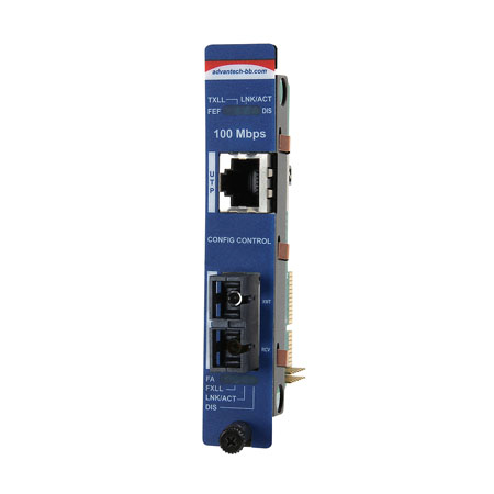Managed  Modular Media Converter, 100Mbps, Multimode 1300nm, 5km, SC (also known as iMcV 850-15614)